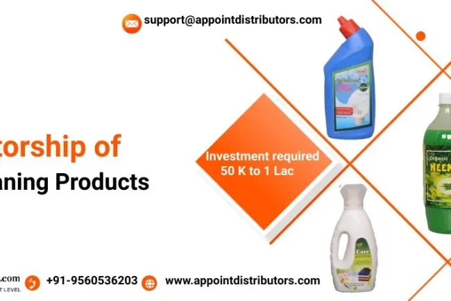 Avail the Home Cleaning Products  Distributorship Business Opportunities in Pan India.