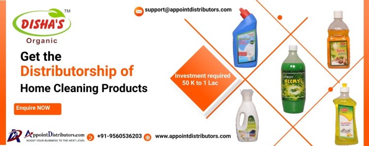 Avail the Home Cleaning Products  Distributorship Business Opportunities in Pan India.