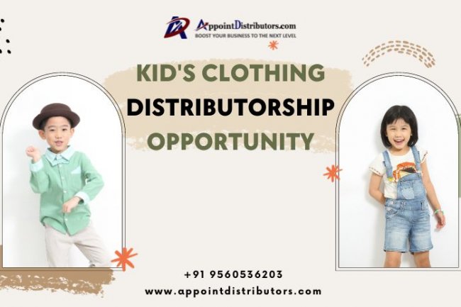 Elevate Kids' Fashion with Appoint Distributors: Kid's Clothing Distributorship Opportunity