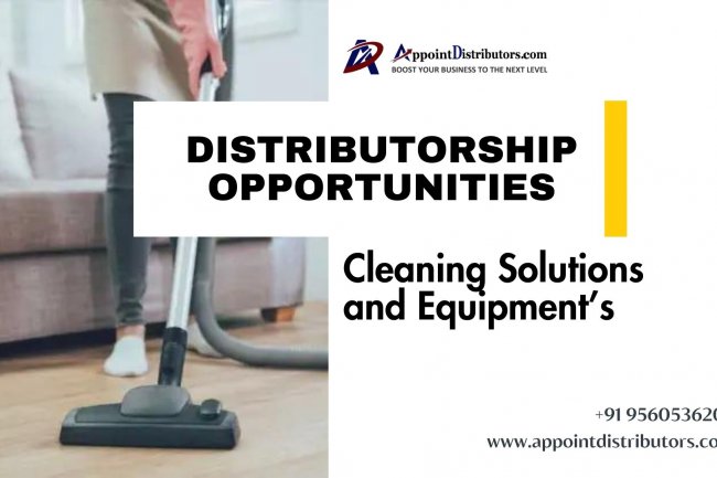 Distributorship Opportunities in Cleaning Solutions and Innovative Equipment