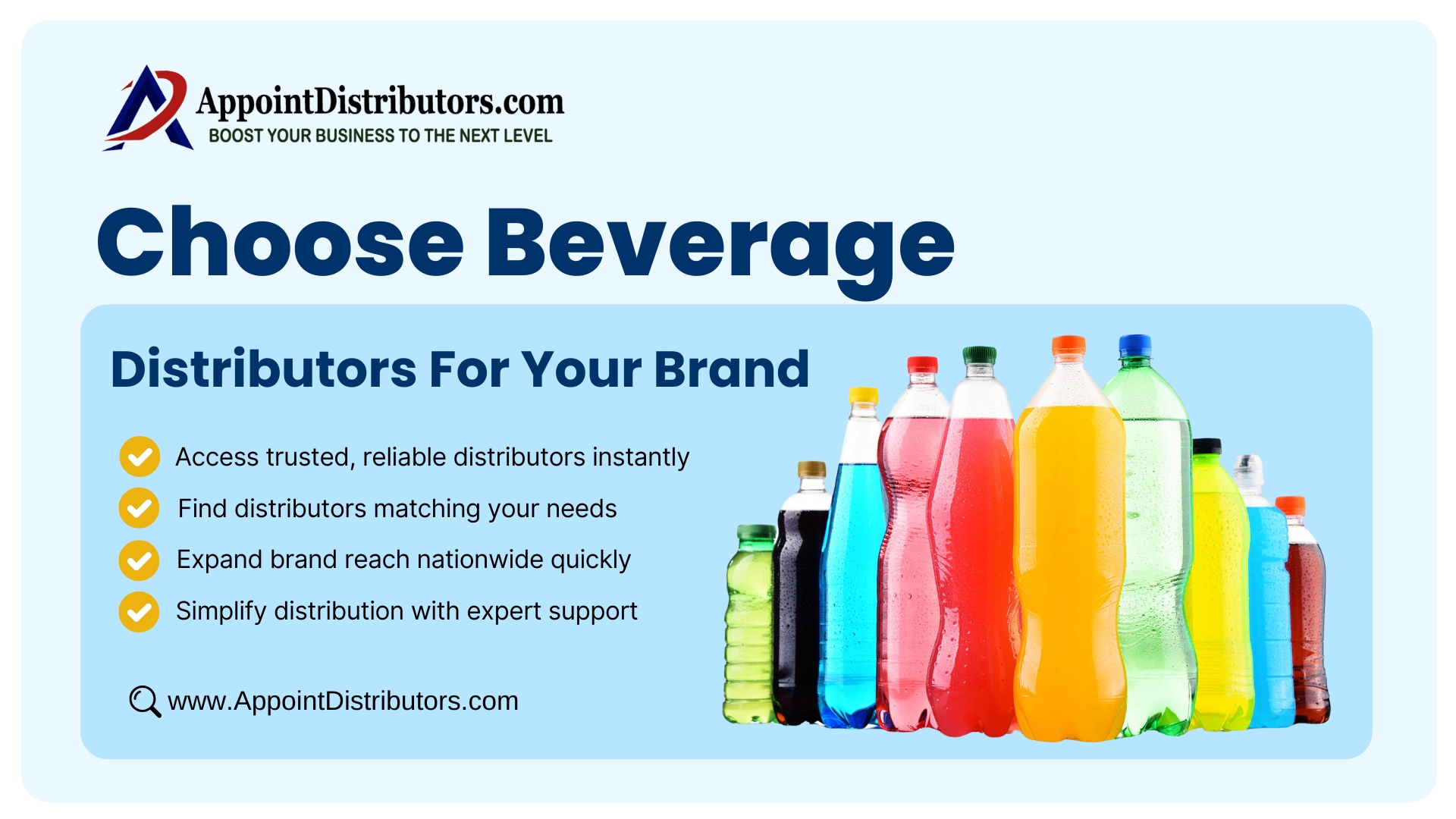 Choose Beverage Distributors for Your Brand