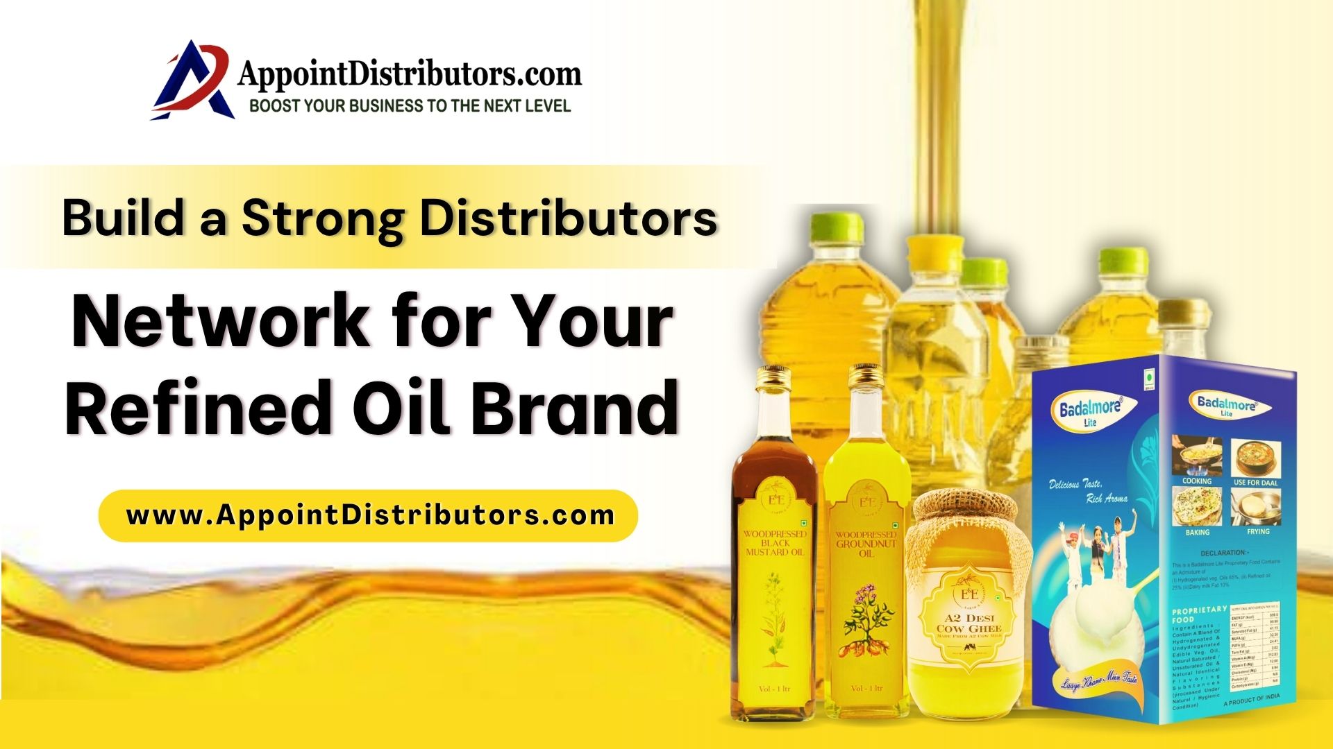 Build a Strong Distributors Network for Your Refined Oil Brand
