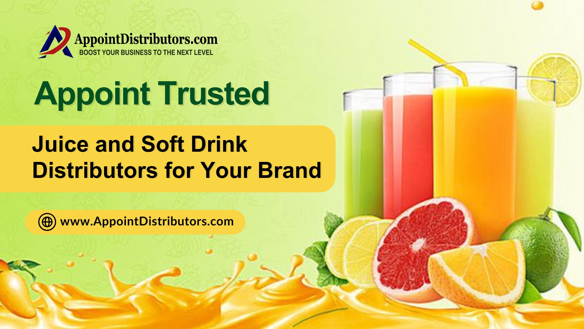 Appoint Trusted Juice and Soft Drink Distributors for Your Brand