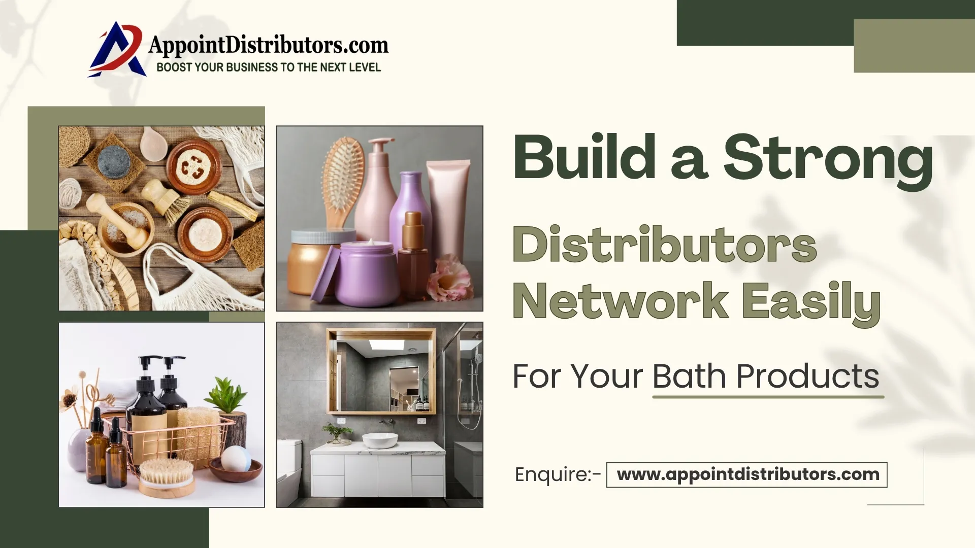 Build a Strong Distributors Network Easily for Your Bath Products
