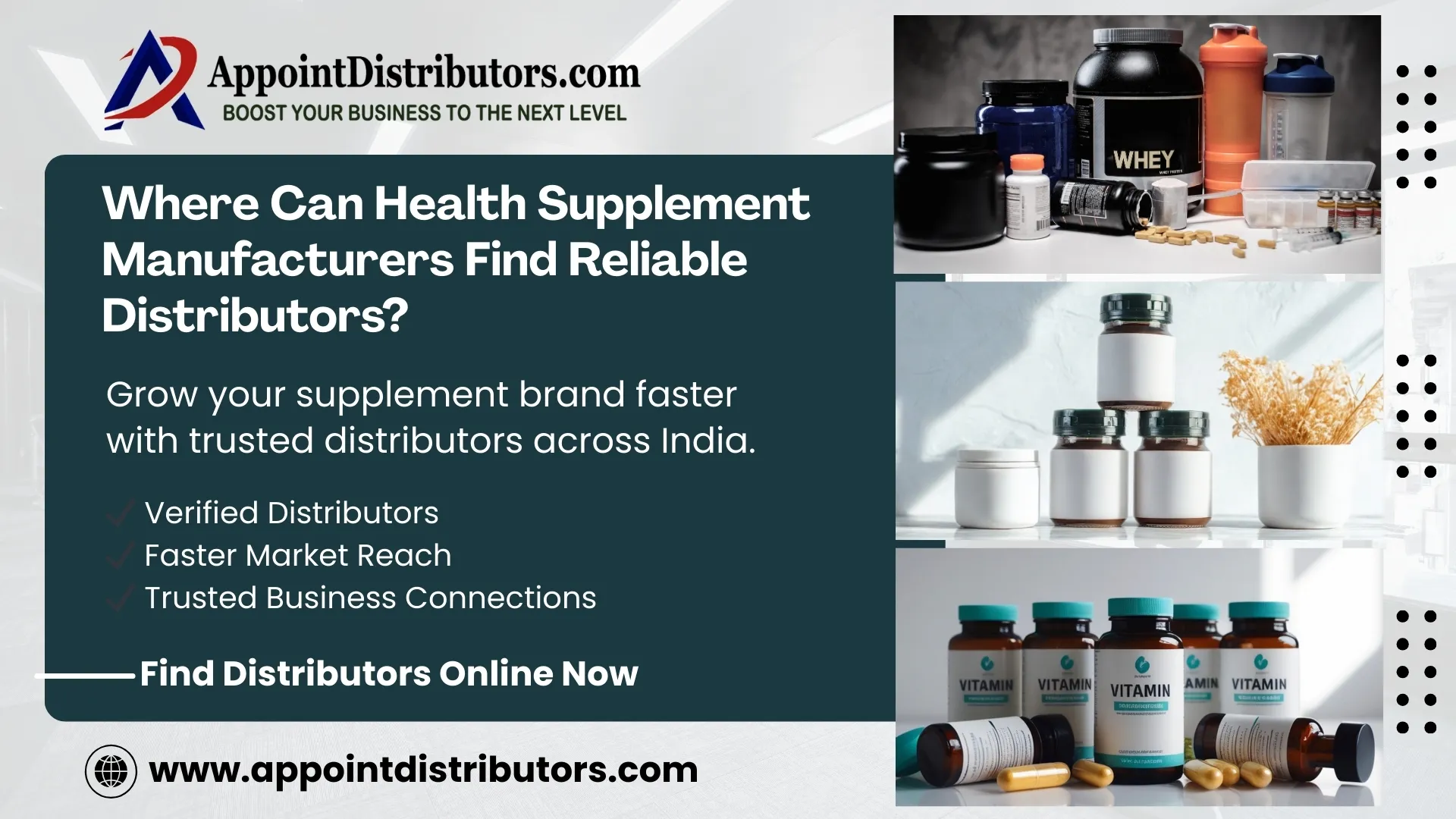 Where Can Health Supplement Manufacturers Find Reliable Distributors?