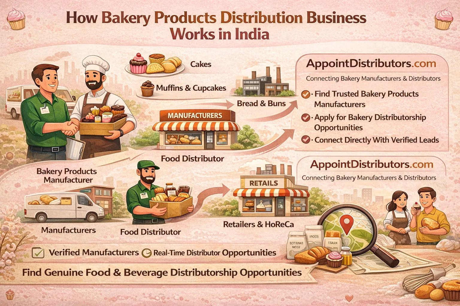 How Bakery Products Distribution Business Works in India