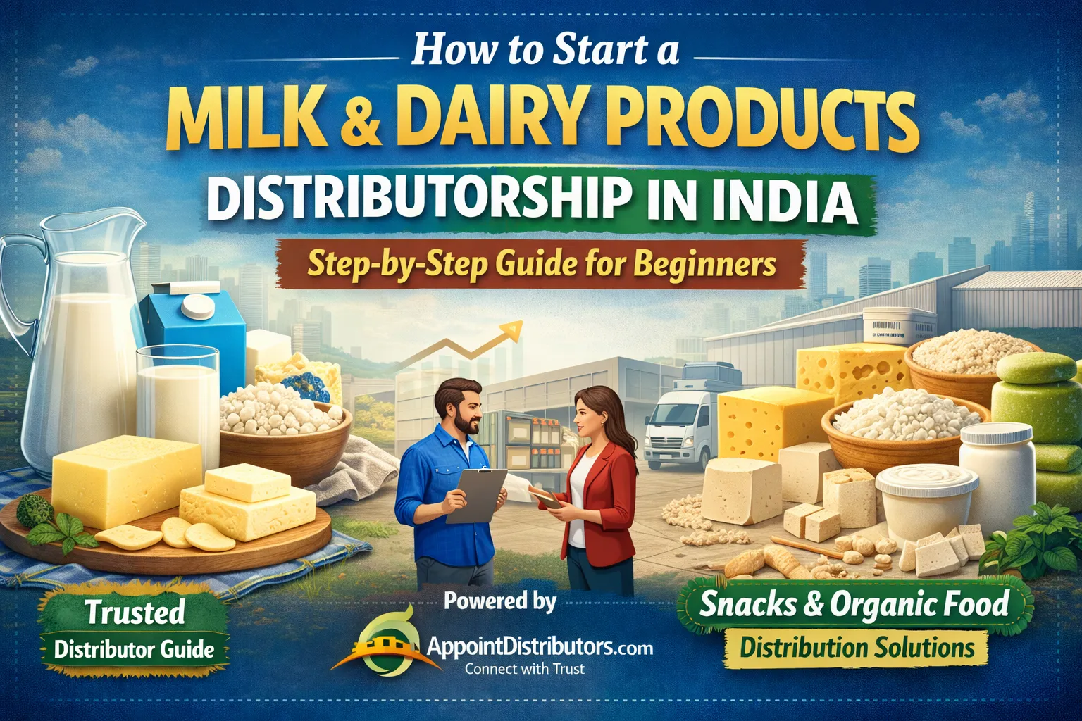 How to Start a Milk & Dairy Products Distributorship in India