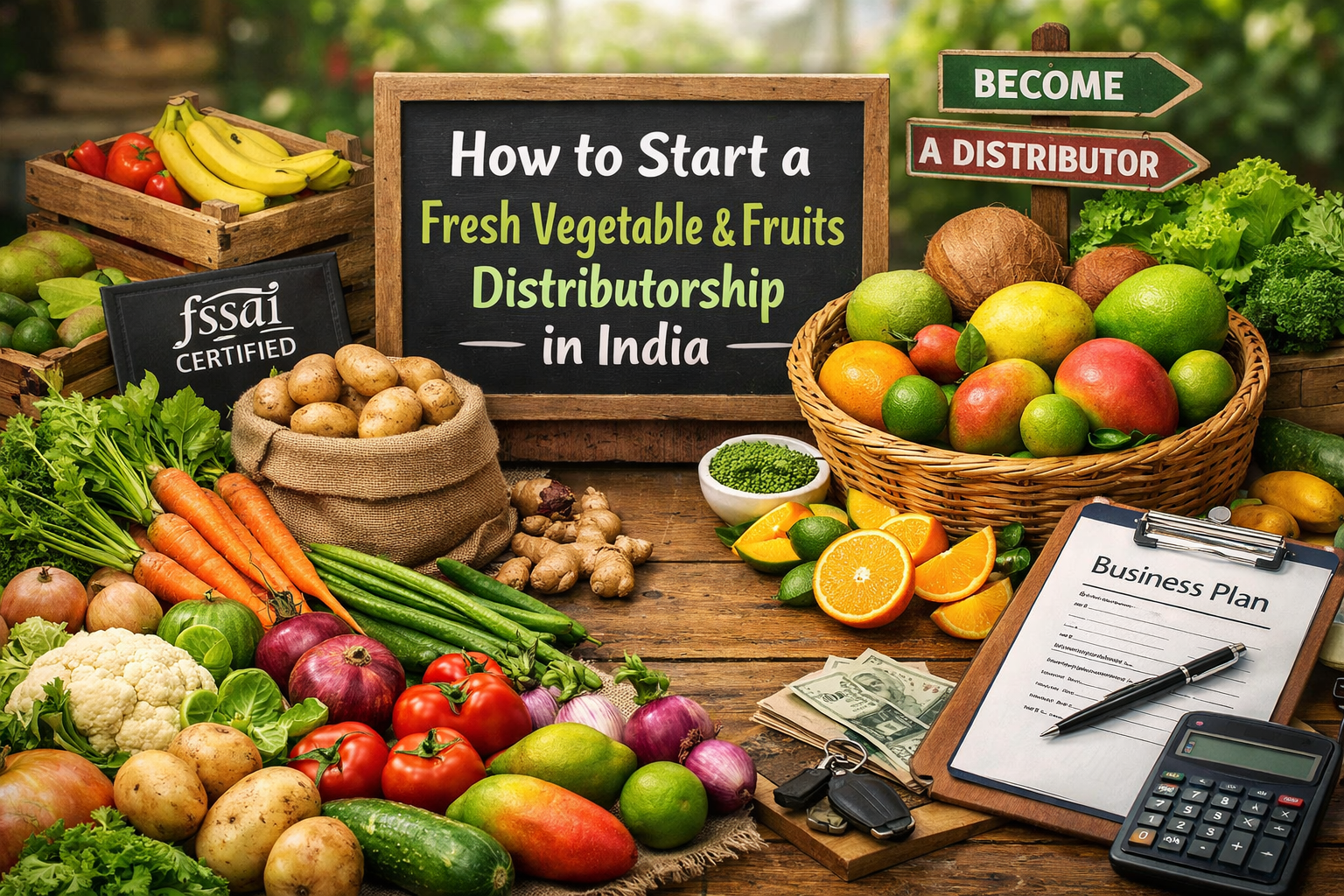 How to Start a Fresh Vegetable & Fruits Distributorship in India