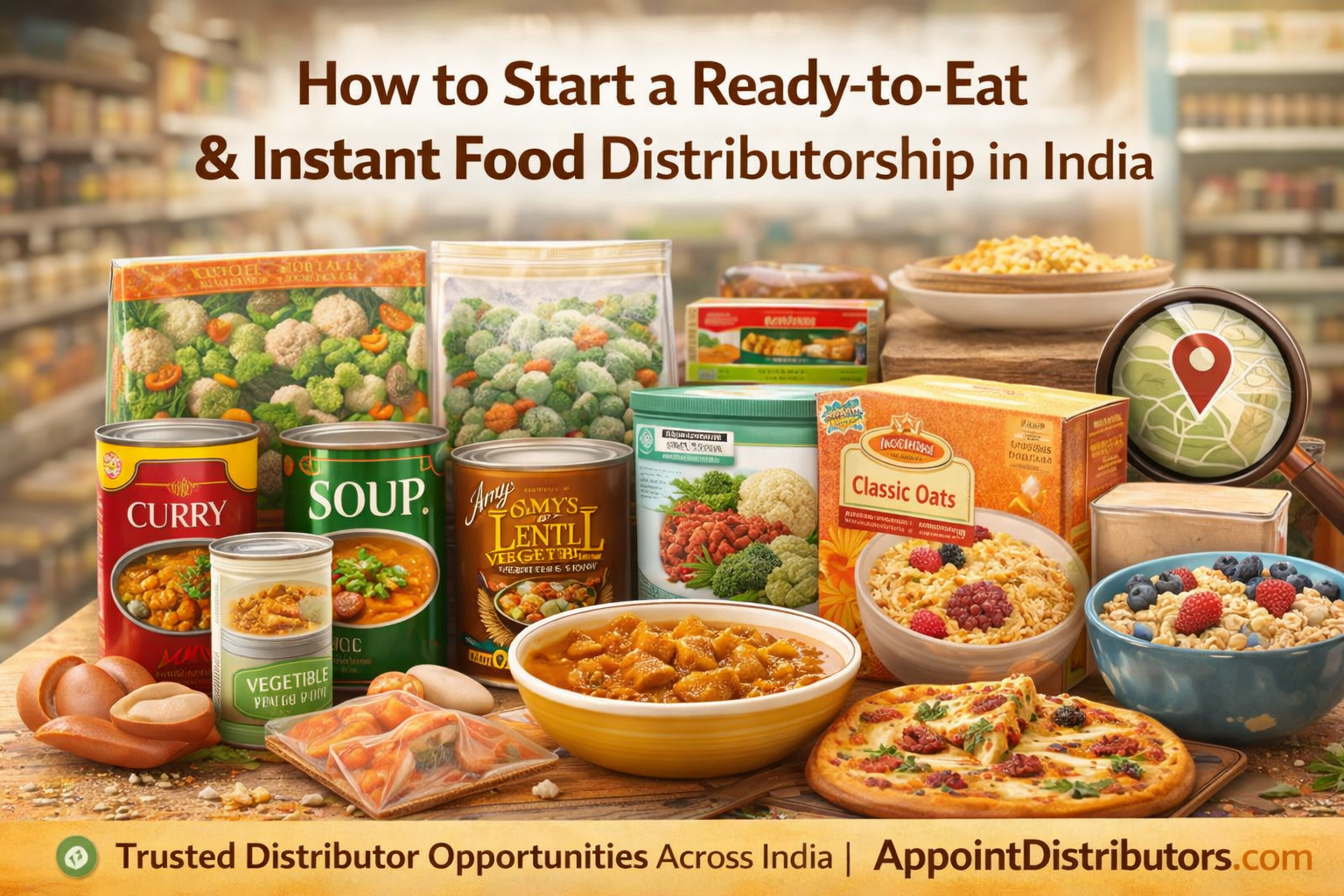Ready-to-Eat & Instant Food Distributorship in India