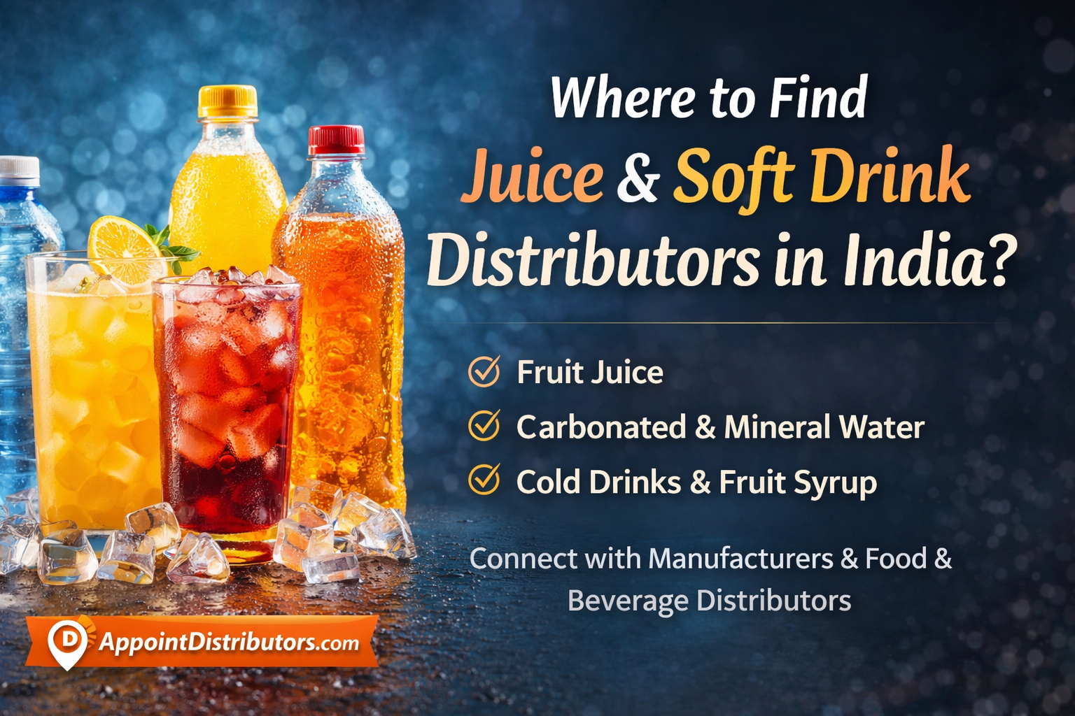Where to Find Juice & Soft Drink Distributors in India
