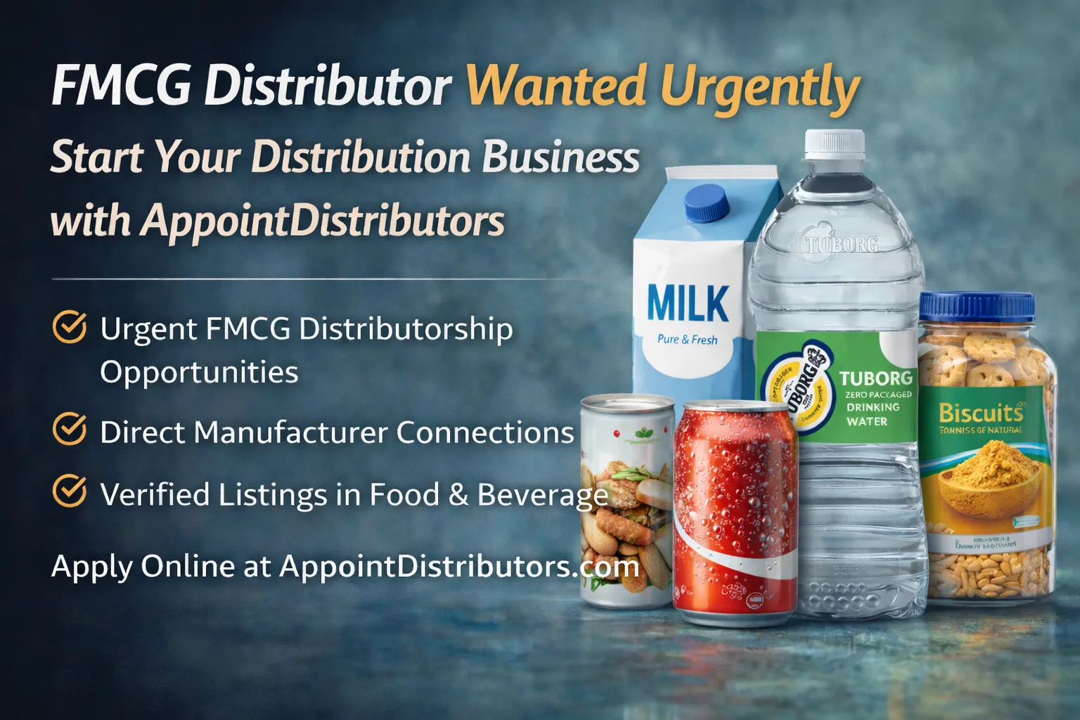 FMCG Distributor Wanted Urgently ?