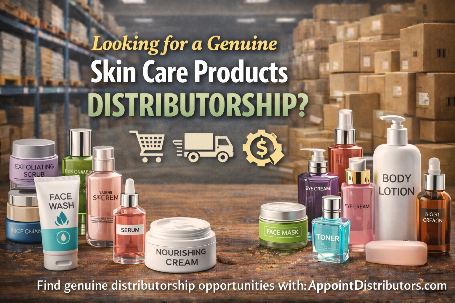 Looking for a Genuine Skin Care Products Distributorship