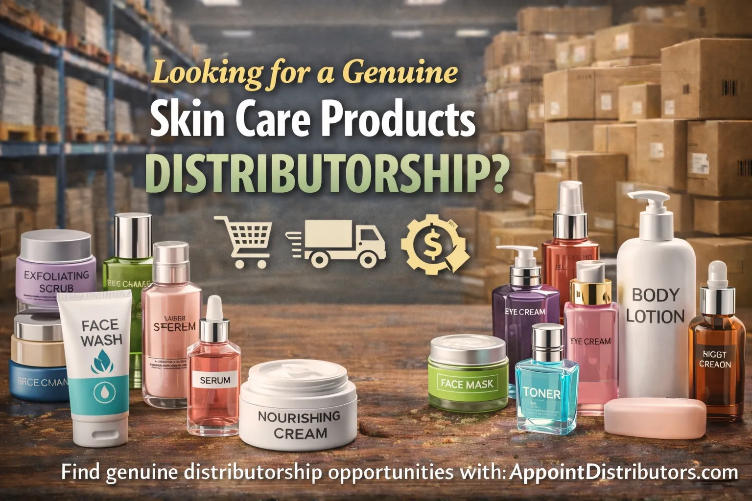 Looking for a Genuine Skin Care Products Distributorship