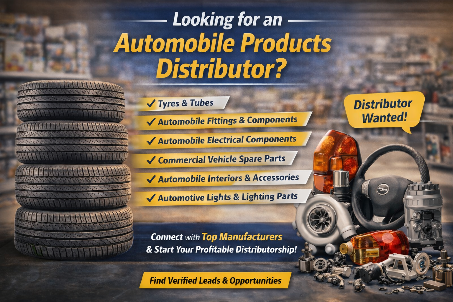Looking for an Automobile Products Distributor?