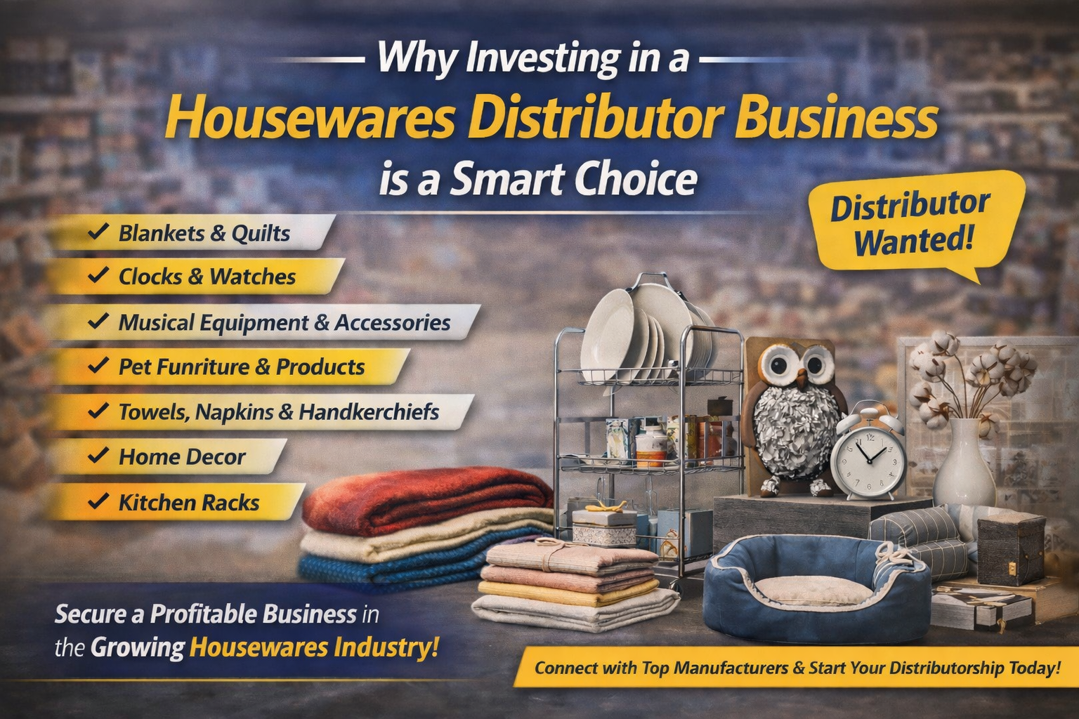 Why Investing in a Housewares Distributor Business is a Smart Choice