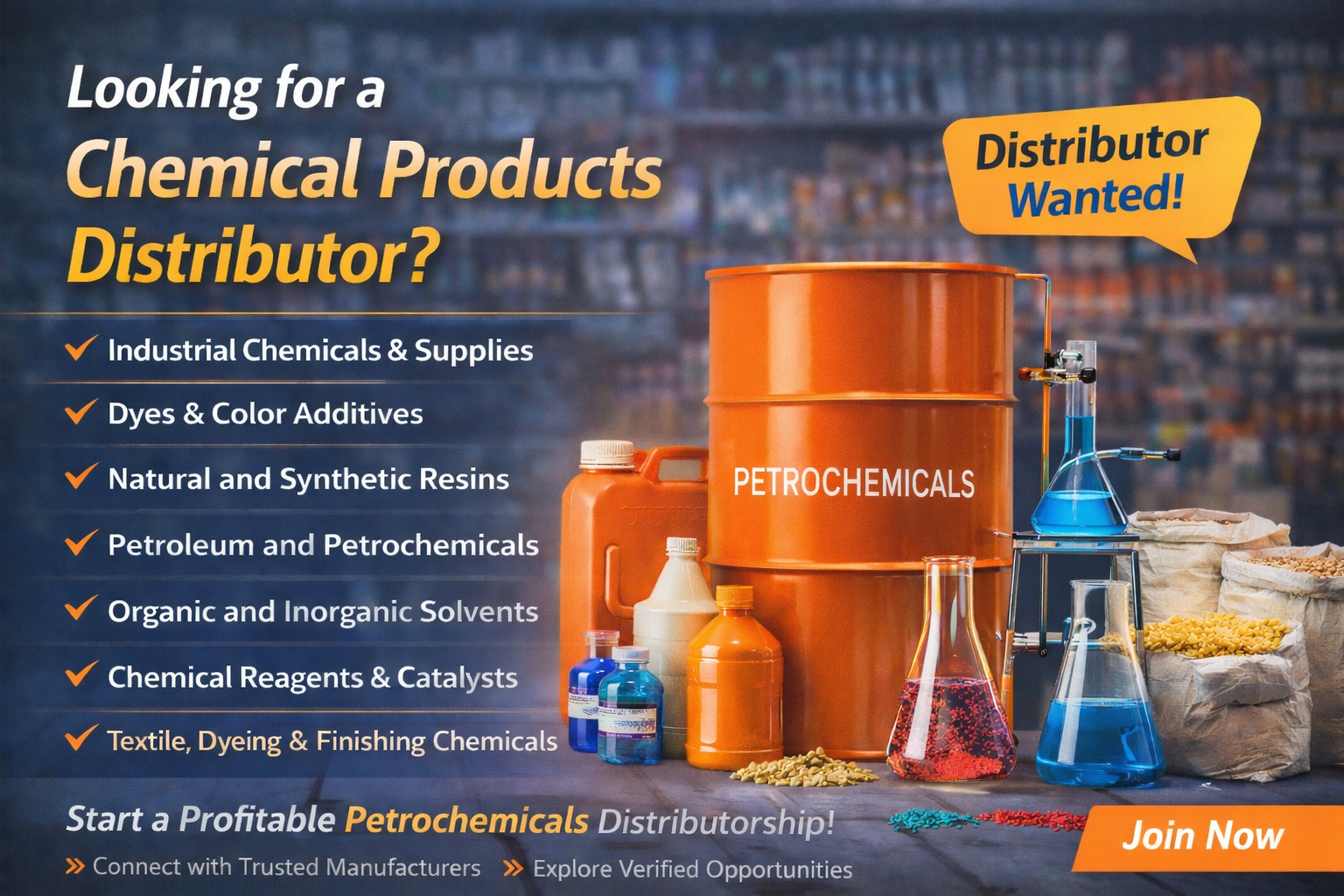 Looking for a Chemical Products Distributor?