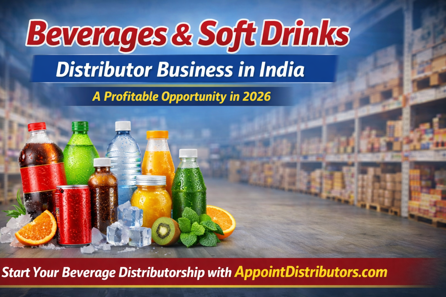 Beverages and Soft Drinks Distributor Business in India