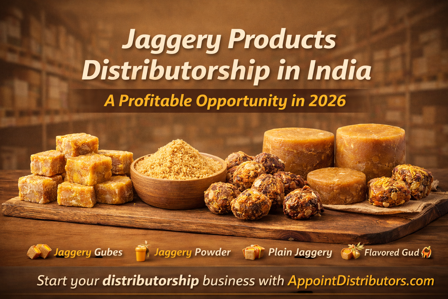 Jaggery Products Distributorship Business in India