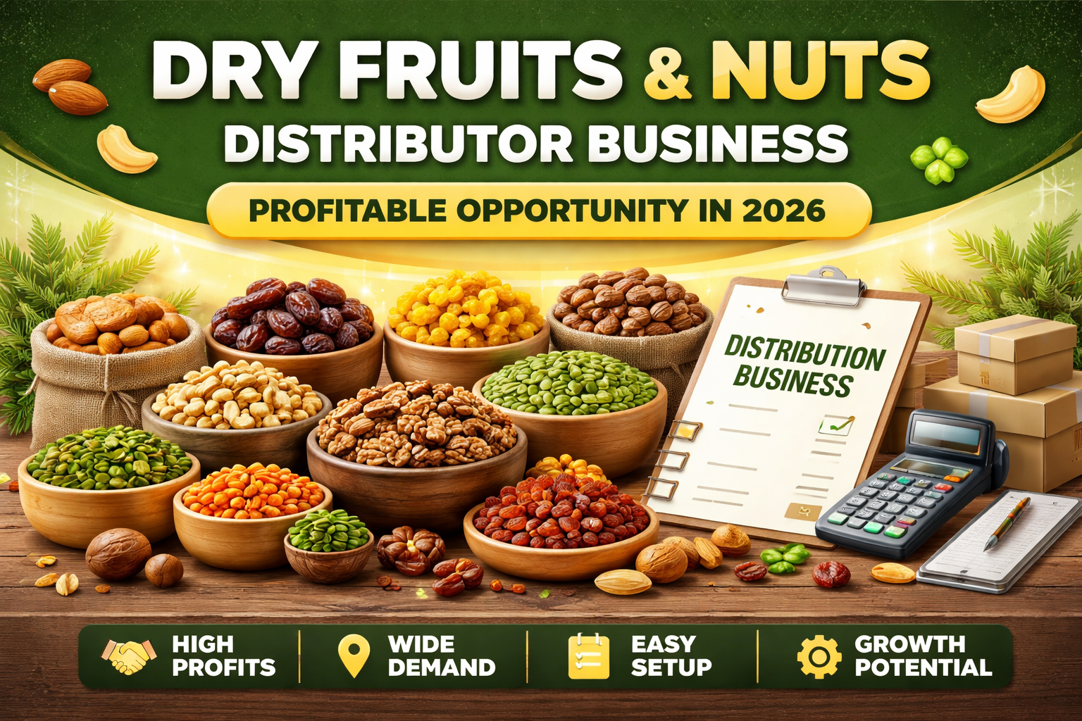 Dry Fruits & Nuts Distributor Business in India 2026