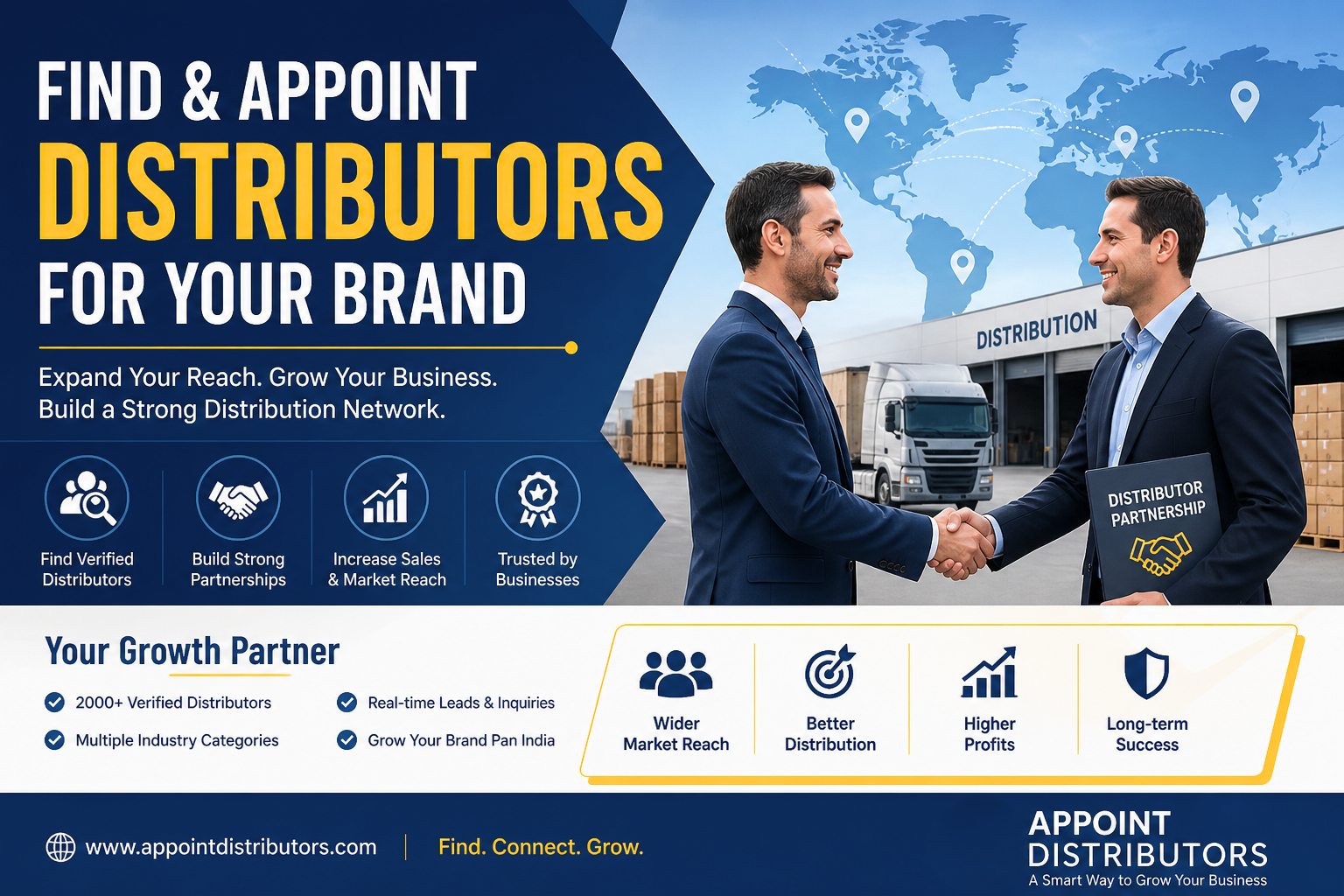 Find and Get Appoint Distributors for Your Brand