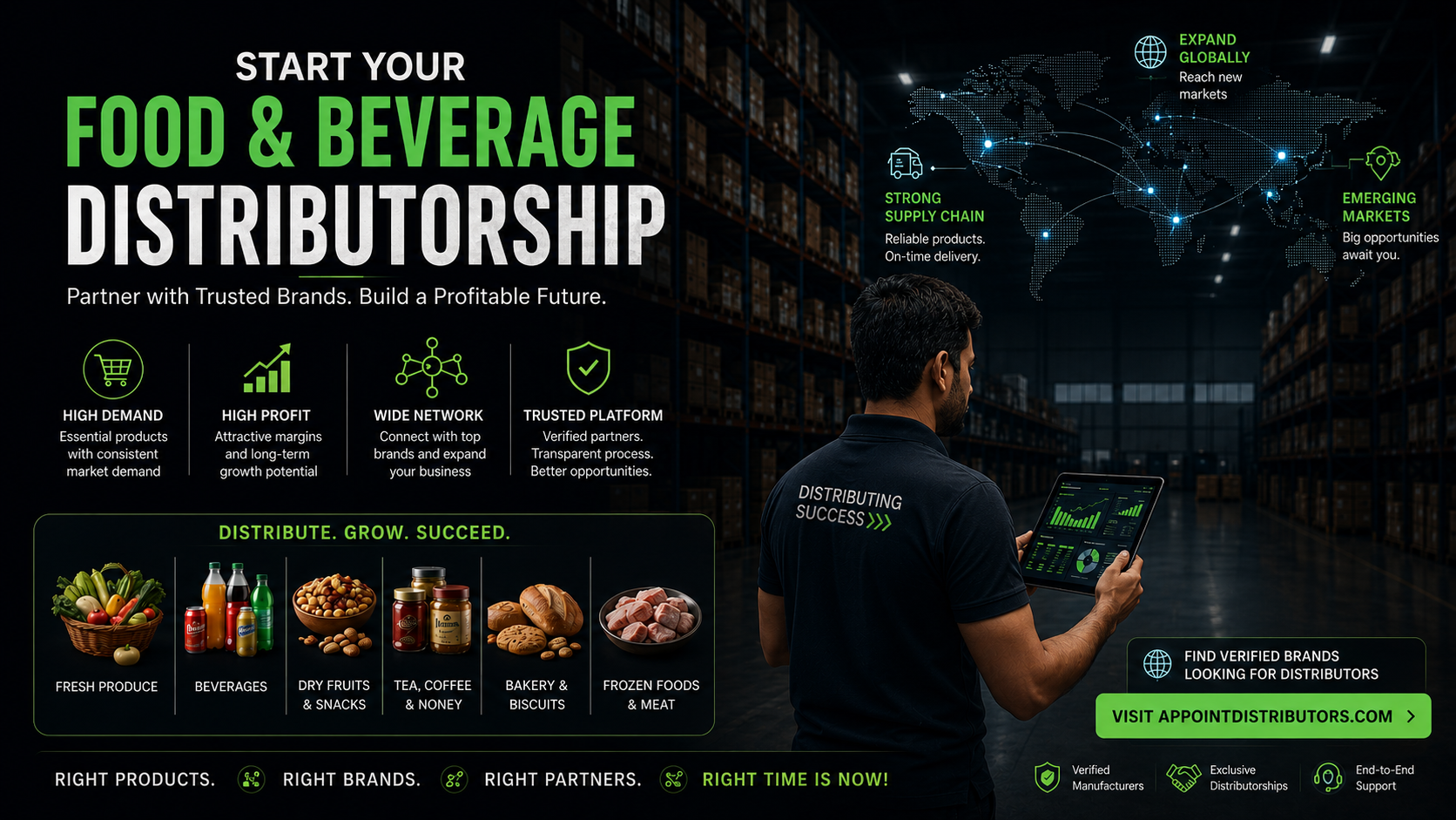 Start Your Own Food & Beverage Distributorship with Trusted Brands in India