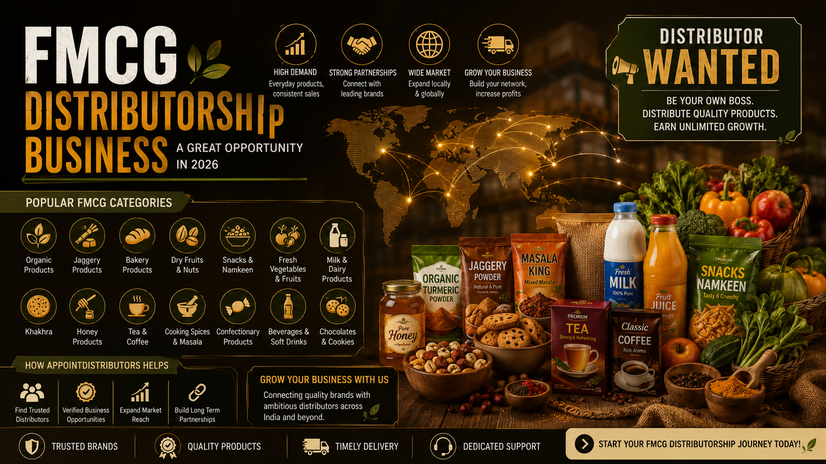 FMCG Distributorship Business in 2026 | Food & Beverage Distribution Opportunities