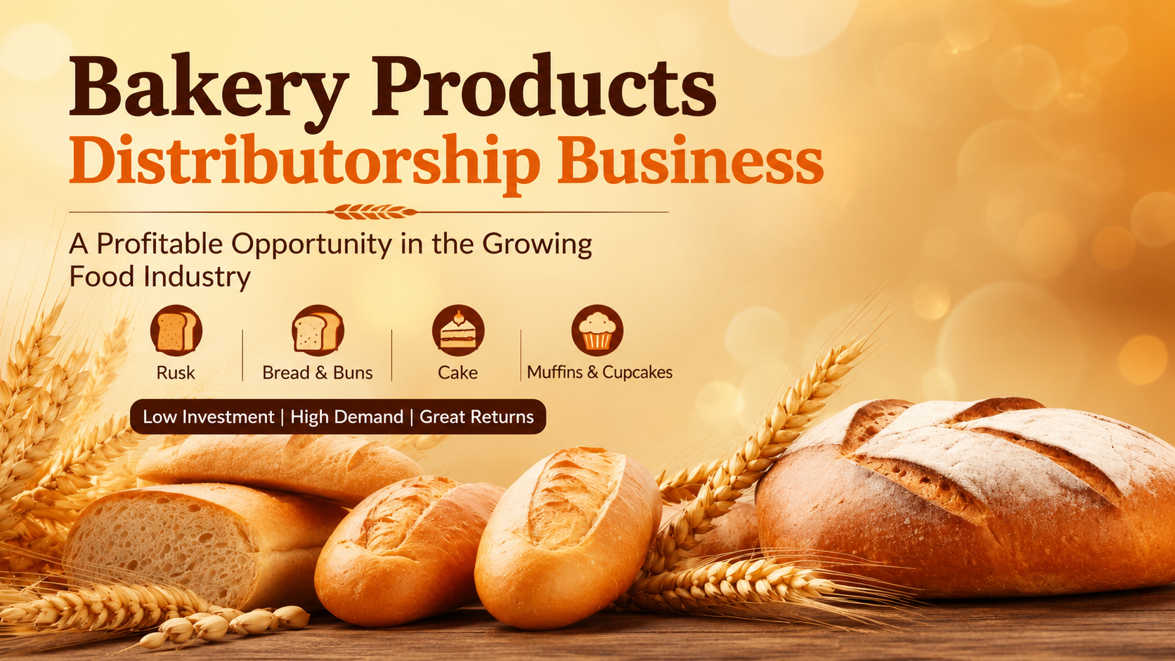 Bakery Products Distributorship Business Opportunities in India