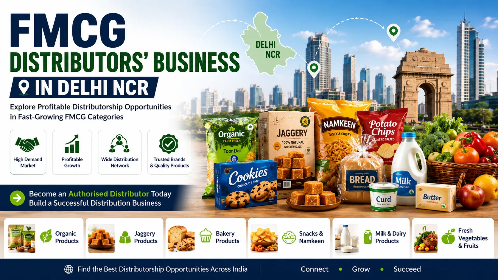 FMCG Distributors Business in Delhi NCR | Distributorship Opportunities 2026