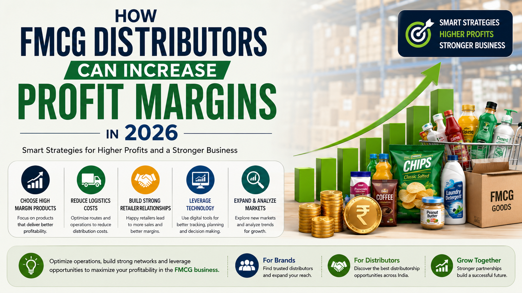 How FMCG Distributors Can Increase Profit Margins in 2026 | FMCG Business Guide