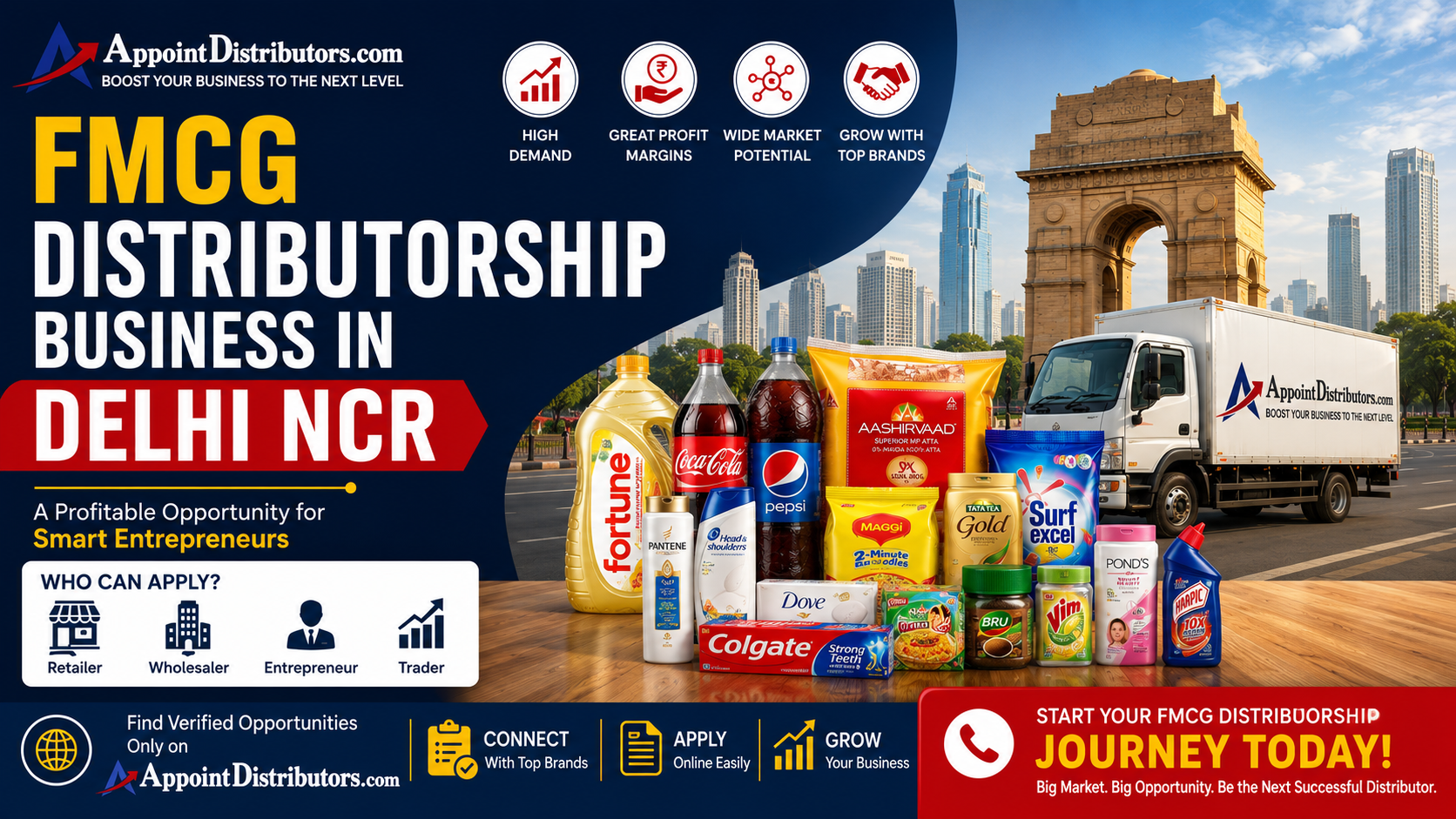 FMCG Distributorship Business in Delhi NCR | Complete Guide