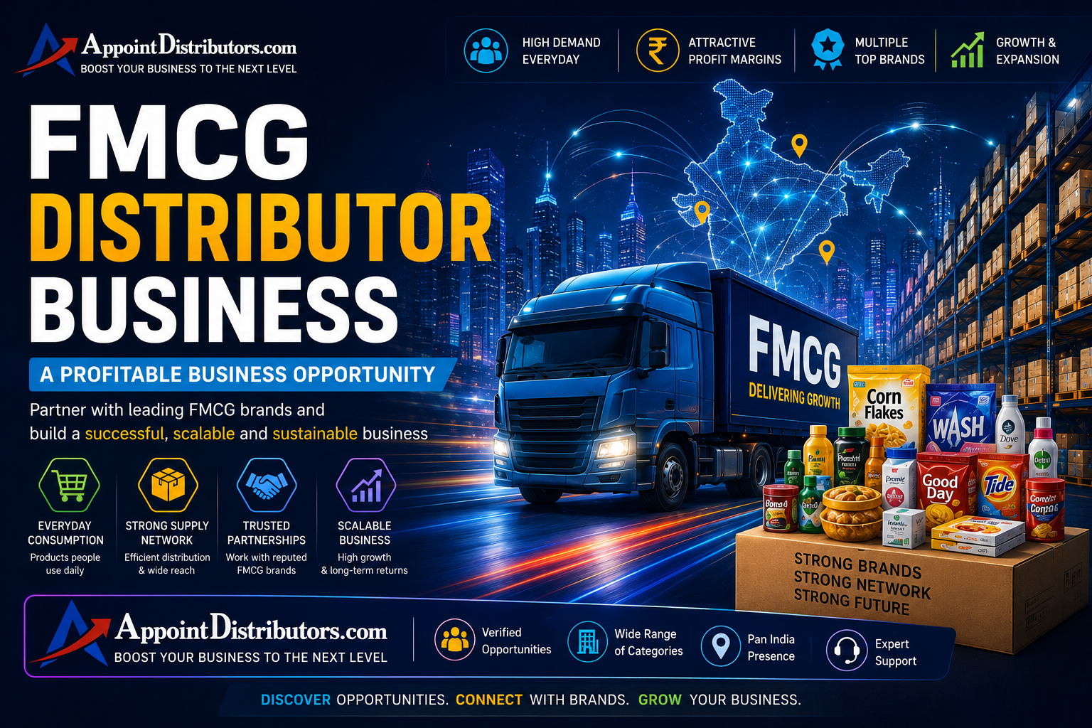 FMCG Distributor Business | Start FMCG Distributorship in India