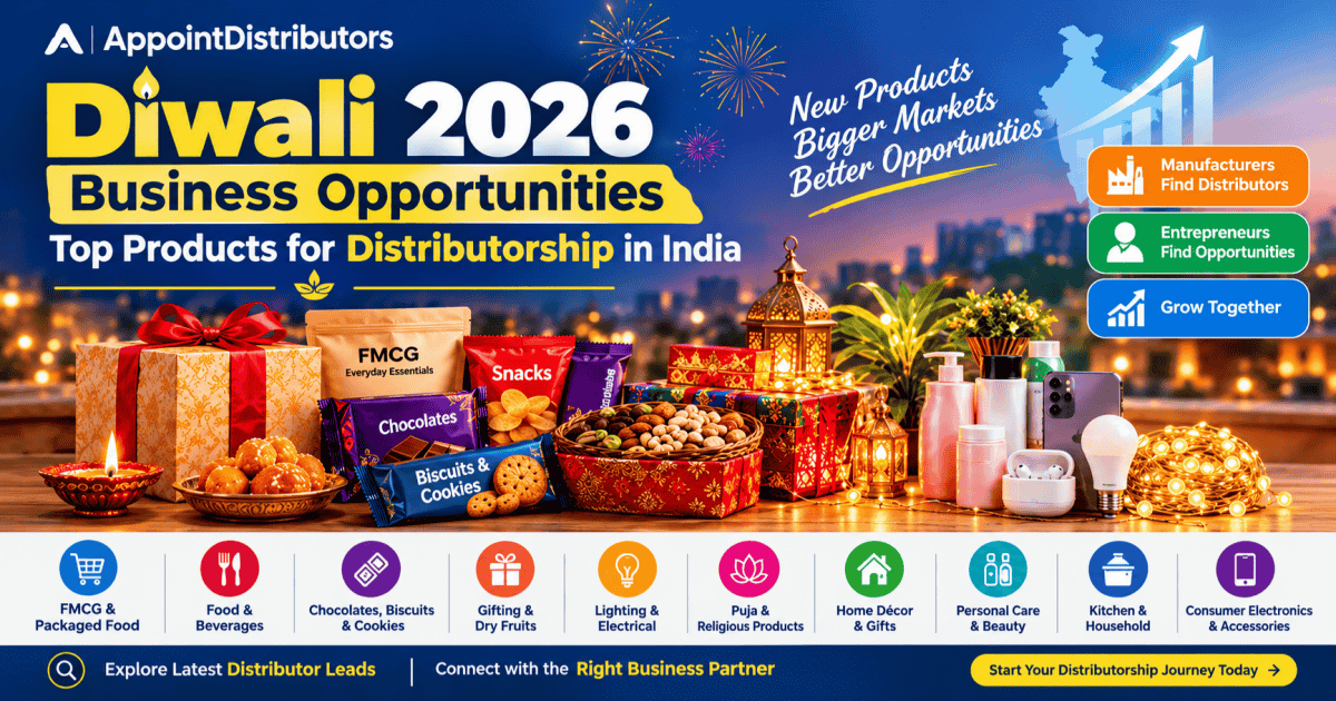 Diwali 2026 Business Opportunities: Top Products for Distributorship in India