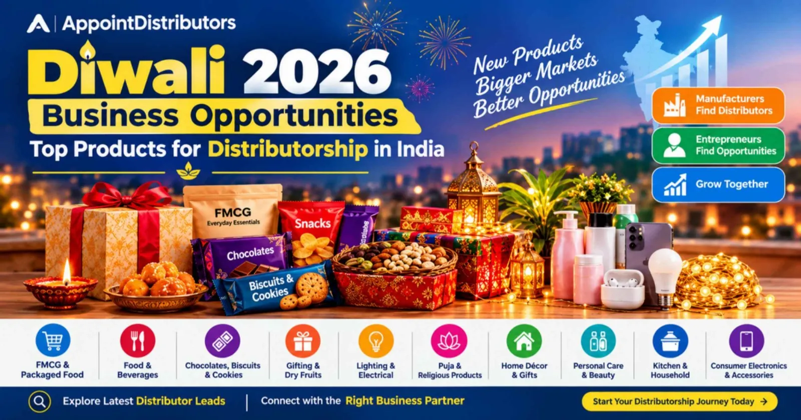 Diwali 2026 Business Opportunities: Top Products for Distributorship in India